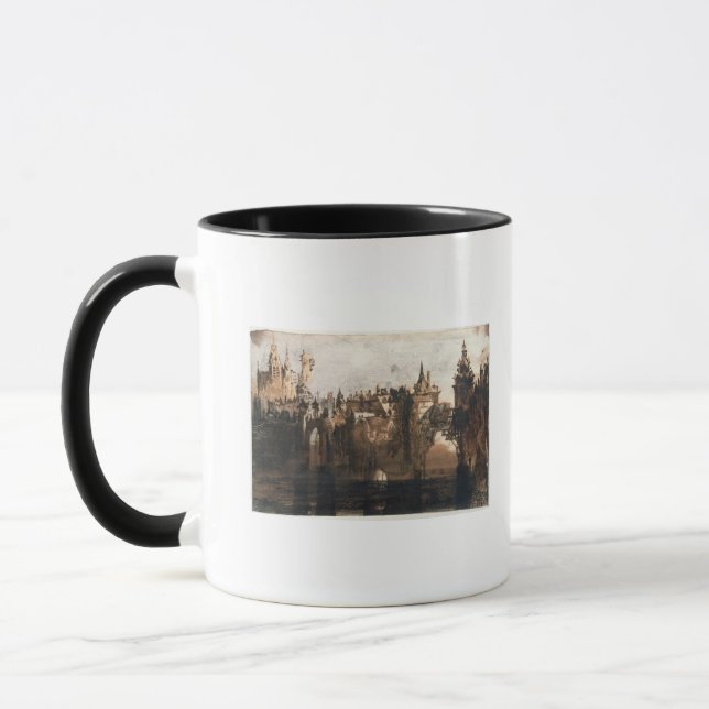 Town with a Broken Bridge Mug (Left)