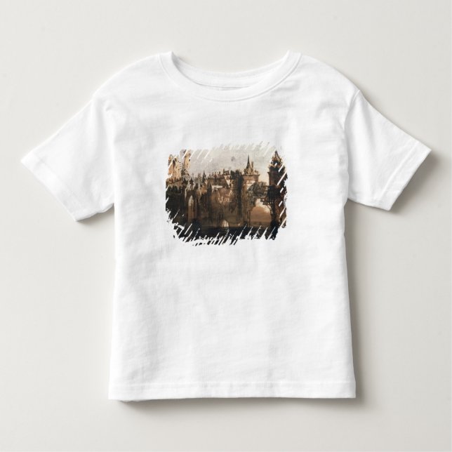Town with a Broken Bridge Toddler T-Shirt (Front)