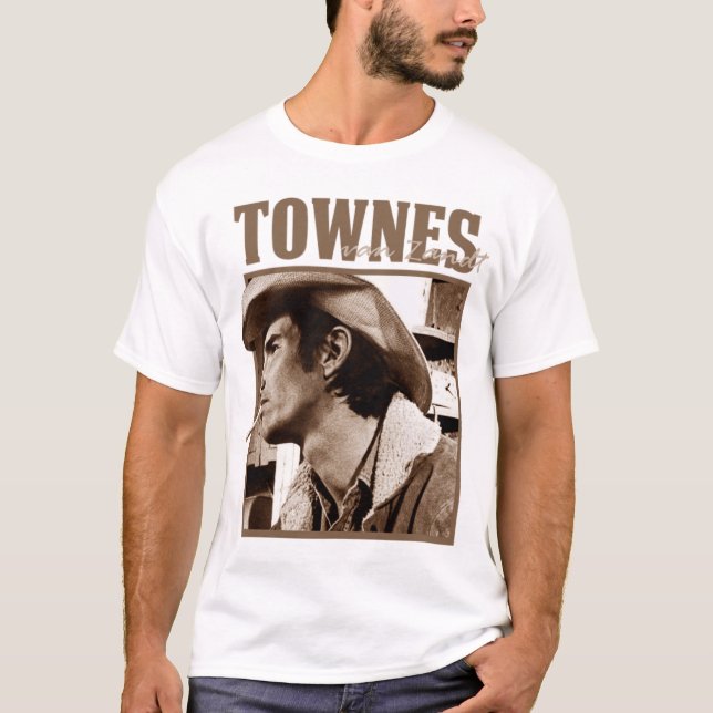 Townes Van Zandt T-ShirtTownes Country Retro T-Shirt (Front)