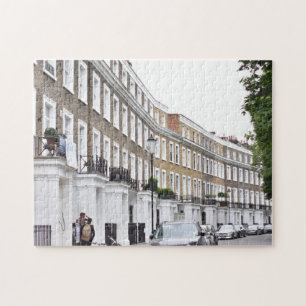 Townhouses London United Kingdom Architecture Jigsaw Puzzle
