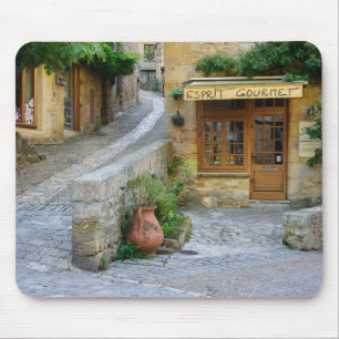 Townscape in Dordogne, France mousepad