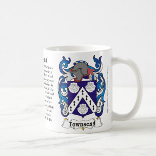 Townsend Family Coat of Arms mug