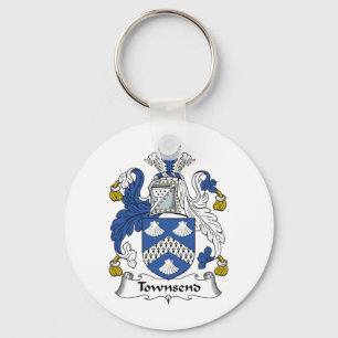 Townsend Family Crest Key Ring