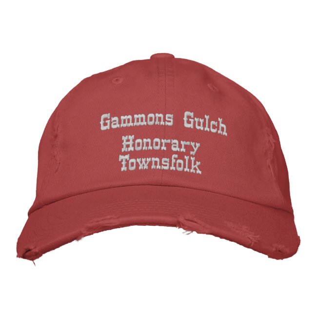 Townsfolk of Arizona Gammons Gulch Embroidered Hat (Front)