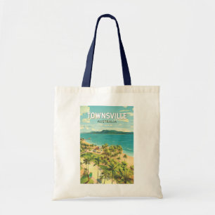 Townsville Australia Travel Art Vintage Tote Bag