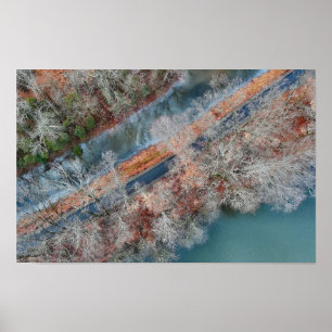 Towpath Park Schuylkill River PA Poster