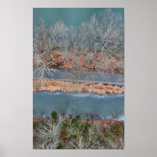 Towpath Park Schuylkill River PA Poster