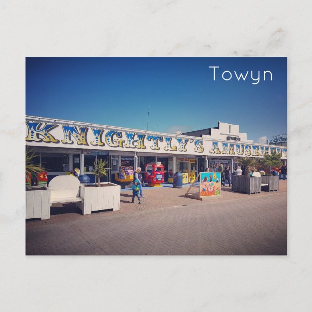 Towyn, North Wales Postcard (Front)