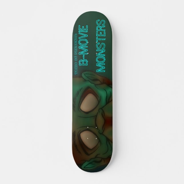 TOXIC 86- B-movie monsters: Zombie Skateboard (Front)