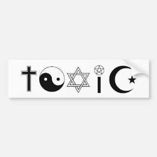 TOXIC Bumper Sticker