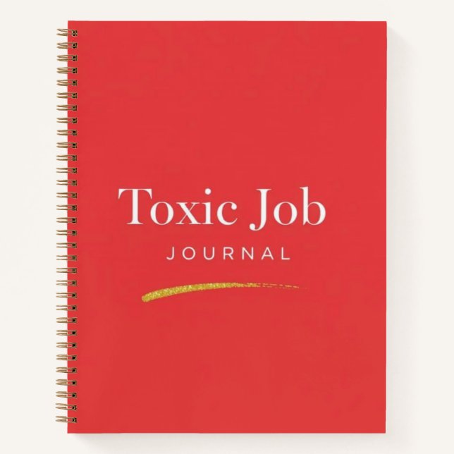 Toxic Job Journal  (Front)
