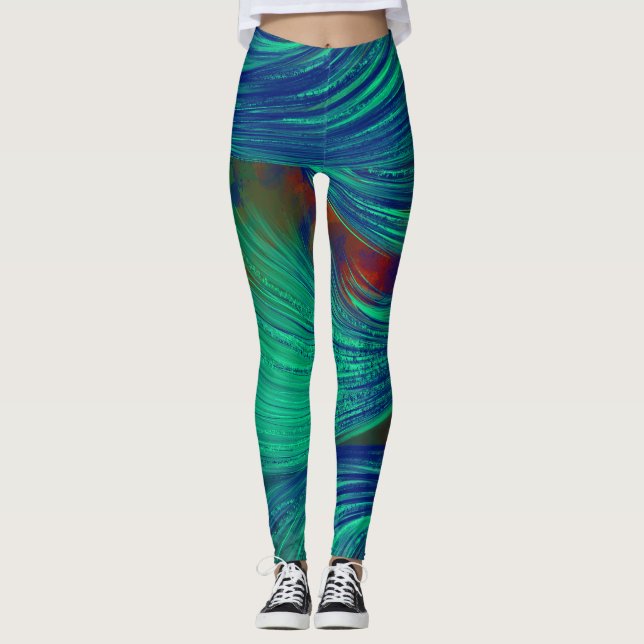 toxic Jungle  Leggings (Front)