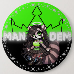 Toxic - Mandem Collection -SVBK- SILVERBCKK TTV  6 Cm Round Badge