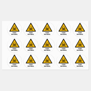 Toxic Material Warning, Caustic Chemical