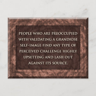 Toxic People Postcard