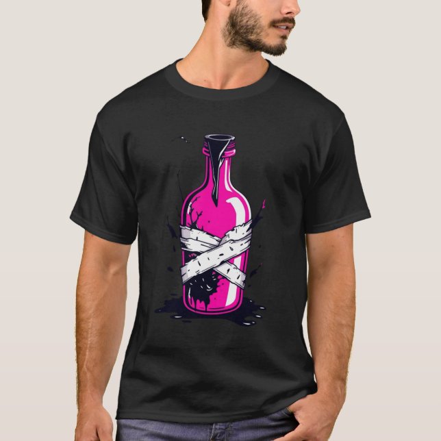toxic pink botle T-Shirt (Front)