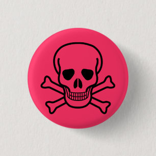 Toxic punk love 3 cm round badge