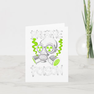 Toxic Skull Drifter Sticker  Card