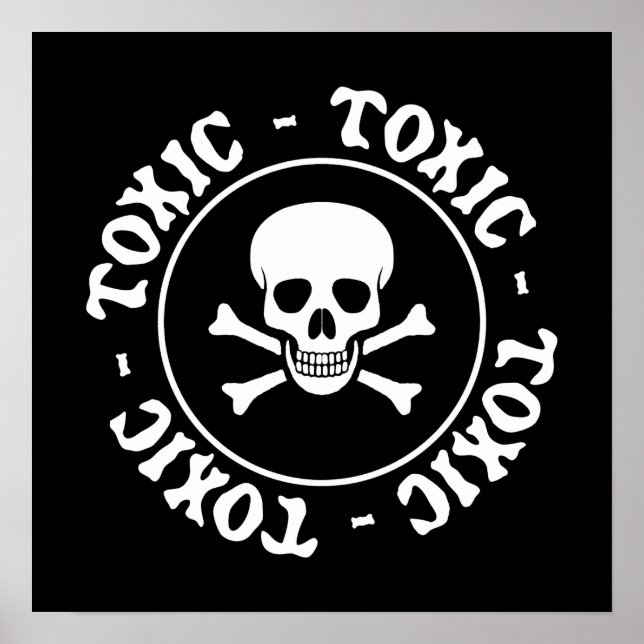Toxic Skull Poster (Front)