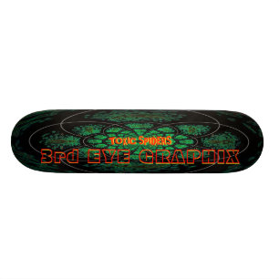TOXIC SPIDERS SKATEBOARD