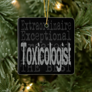 Toxicologist Extraordinaire Ceramic Ornament