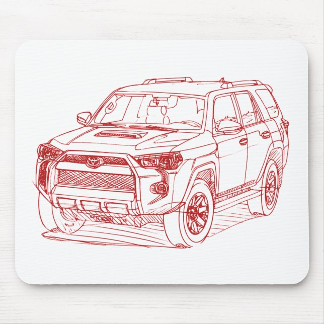 Toy 4Runner 2014 Mouse Pad (Front)