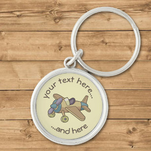 Toy Aeroplane Key Ring