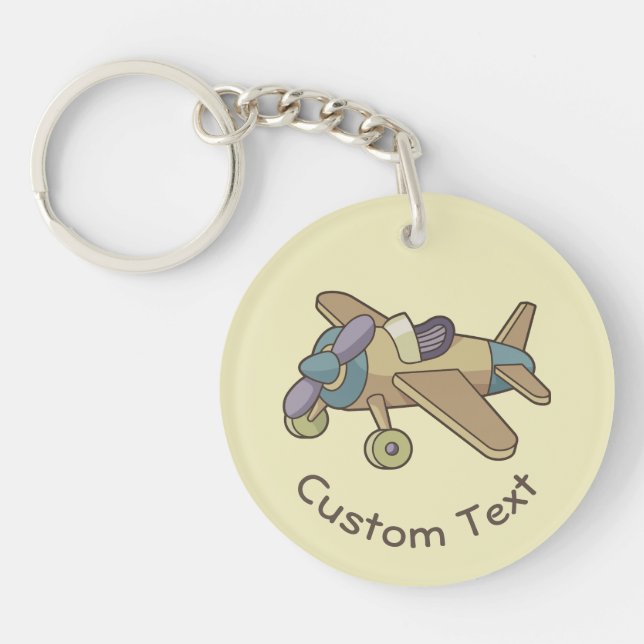 Toy Aeroplane Keychain (Front)