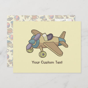 Toy Aeroplane Postcard