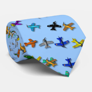 Toy Aeroplane Tie