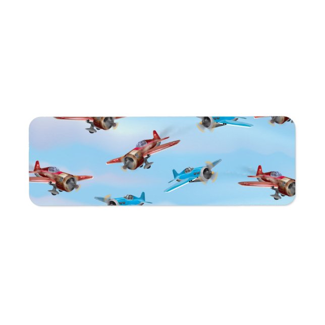 Toy Aeroplanes Return Address Label (Front)