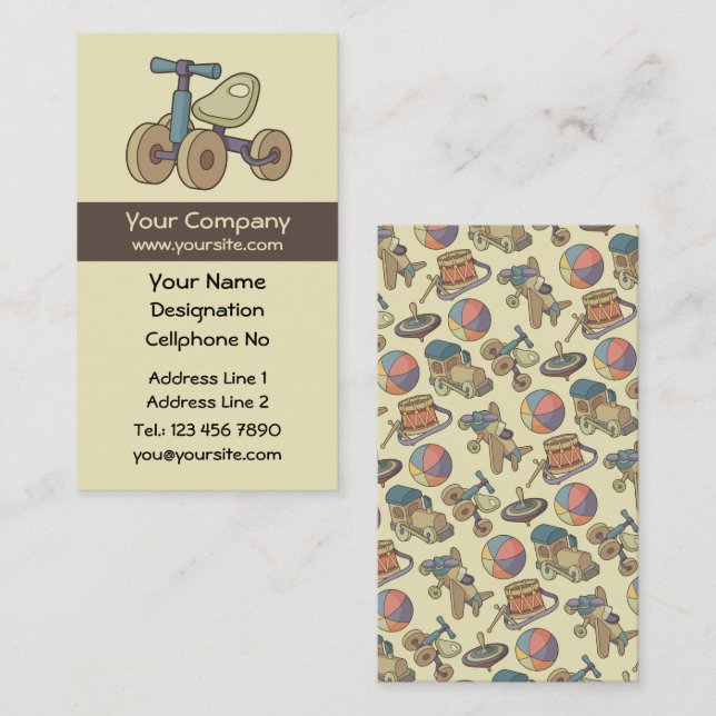 Toy Bike Business Card (Front/Back)