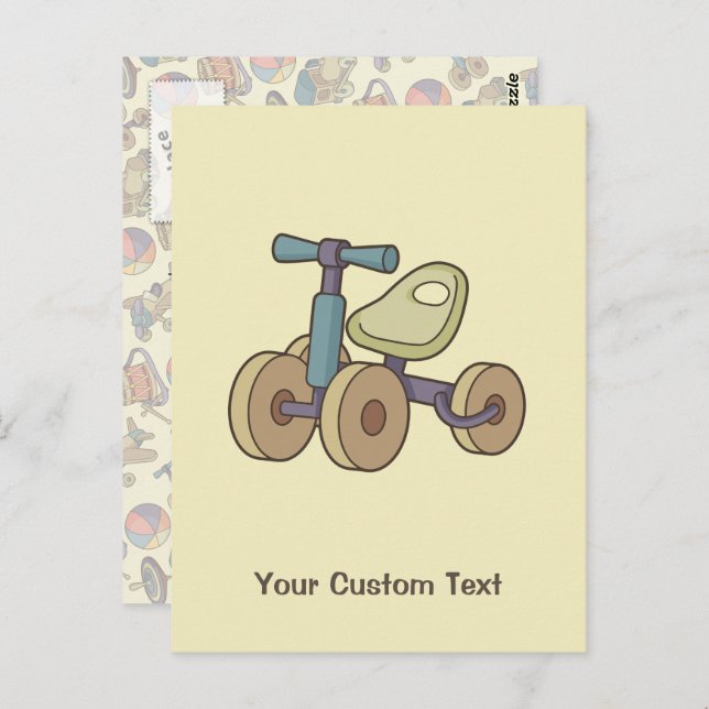 Toy Bike Postcard (Front/Back)