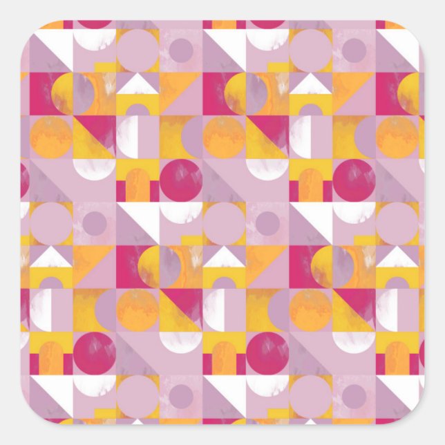 Toy Blocks small - red Square Sticker (Front)