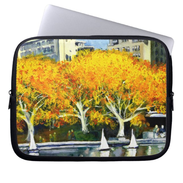 Toy Boats in the Park Electronics Bag (Front)