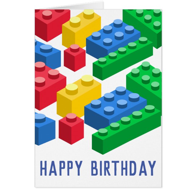 Toy building bricks colourful kids (Front)