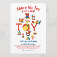 Toy Drive Invitation