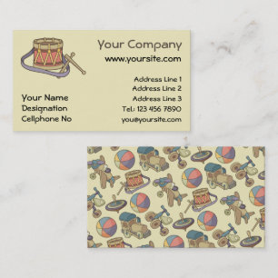 Toy Drum Business Card