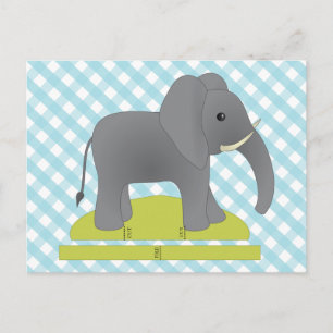 Toy Elephant Postcard