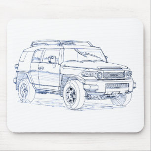 Toy FJ Cruiser Mouse Pad