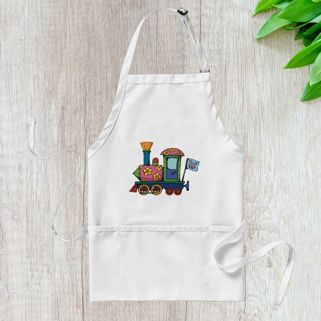Toy Flower Train Standard Apron (Creator Uploaded)
