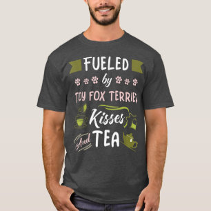 Toy Fo Terrier Kisses and Tea  T-Shirt