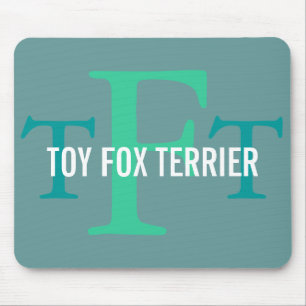 Toy Fox Terrier Breed Monogram Mouse Pad