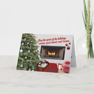 Toy Fox Terrier Christmas Wishes Greeting Card