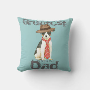 Toy Fox Terrier Dad Cushion