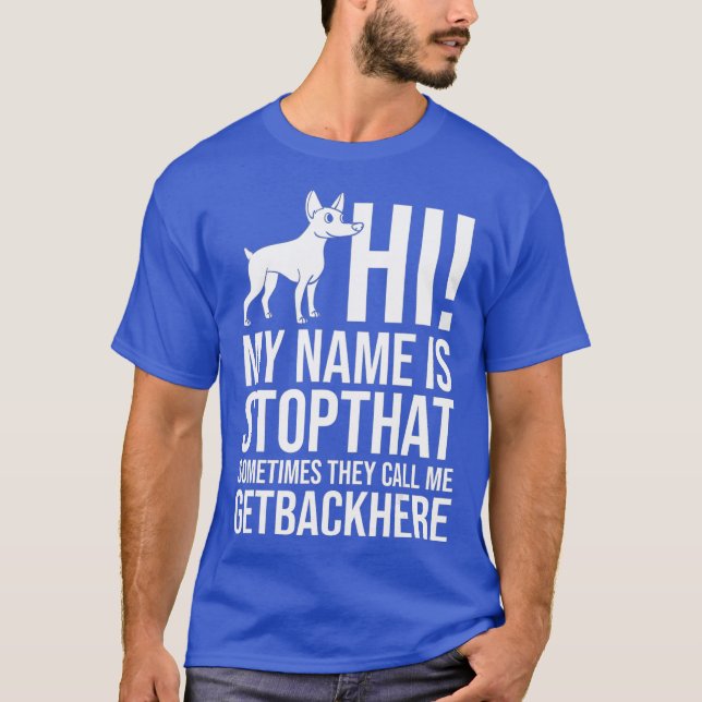 Toy Fox Terrier Dog Puppies Owner Lover _16 T-Shirt (Front)