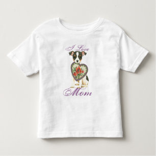 Toy Fox Terrier Heart Mum Toddler T-Shirt