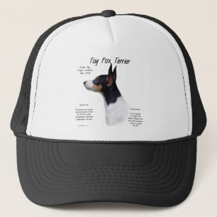Toy Fox Terrier History Design Trucker Hat