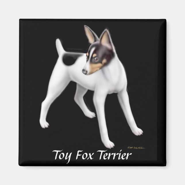 Toy Fox Terrier Magnet (Front)