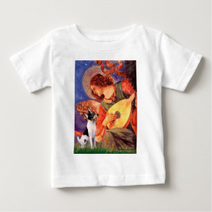 Toy Fox Terrier - Mandolin Angel Baby T-Shirt